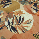 Blumen und Palmen als Digitaldruck Canvas Dekostoff